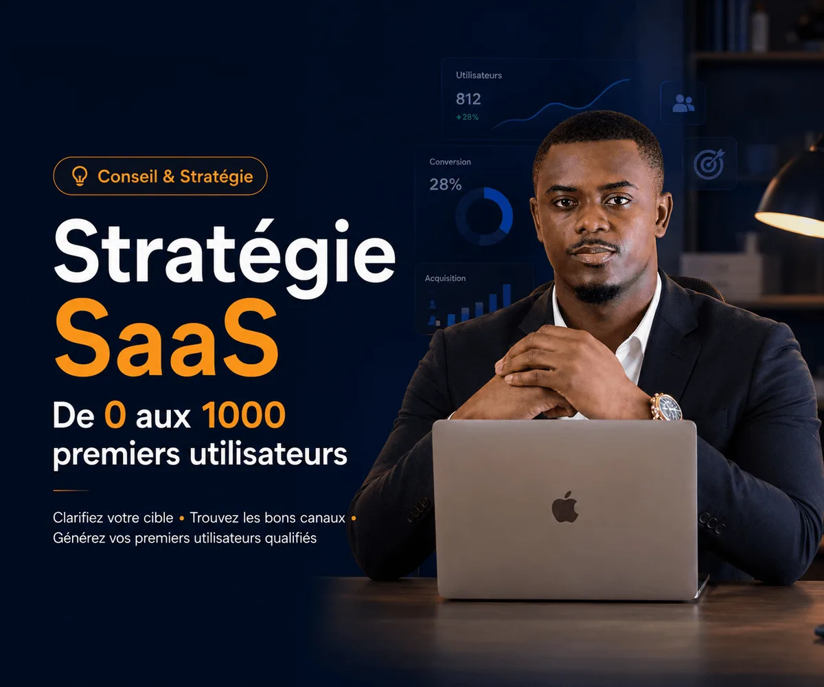 Stratégie SaaS : de 0 aux 1000 premiers utilisateurs